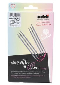 Спицы чулочные AddiCraSyTrio Unicorn Lace Long