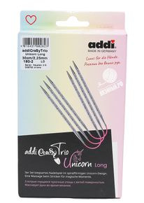 Спицы чулочные AddiCraSyTrio Unicorn Lace Long