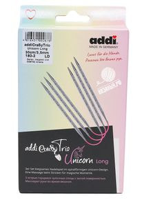 Спицы чулочные AddiCraSyTrio Unicorn Lace Long