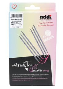 Спицы чулочные AddiCraSyTrio Unicorn Lace Long