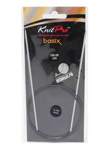 Спицы круговые Basix Aluminium, алюминий