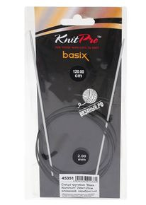 Спицы круговые Basix Aluminium, алюминий