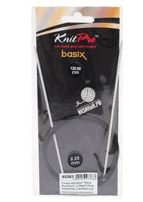 Спицы круговые Basix Aluminium, алюминий