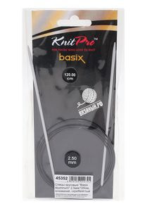 Спицы круговые Basix Aluminium, алюминий