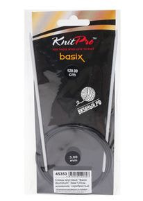 Спицы круговые Basix Aluminium, алюминий