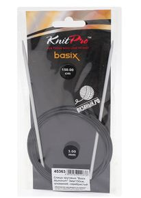 Спицы круговые Basix Aluminium, алюминий