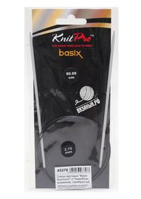 Спицы круговые Basix Aluminium, алюминий