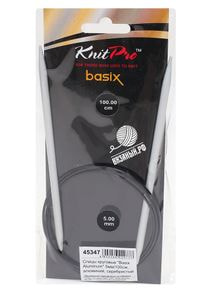 Спицы круговые Basix Aluminium, алюминий