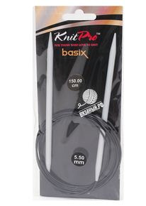 Спицы круговые Basix Aluminium, алюминий