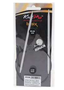 Спицы круговые Basix Aluminium, алюминий