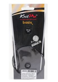 Спицы круговые Basix Aluminium, алюминий