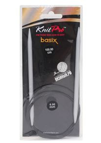 Спицы круговые Basix Aluminium, алюминий