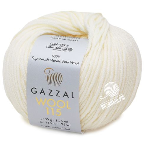 Пряжа Gazzal Wool 115