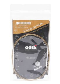 Спицы круговые Addi с фиксаторами 50 см, 2 шт