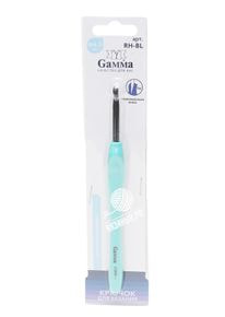 Крючок с прорезиненной ручкой Gamma RH-BL, 16 см