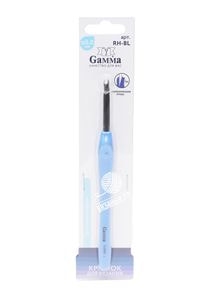 Крючок с прорезиненной ручкой Gamma RH-BL, 16 см