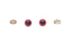 Глаза для игрушек пластиковые, разноцветные, 8 мм (1 пара глаз, 2 шт)