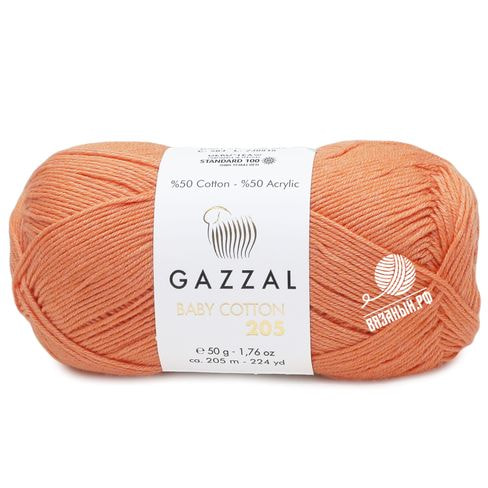 Пряжа Gazzal Baby Cotton 205