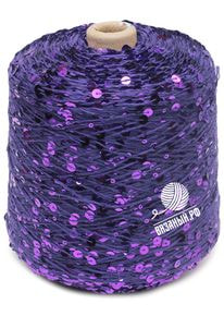 Бобинная пряжа с пайетками