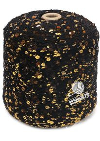 Бобинная пряжа с пайетками