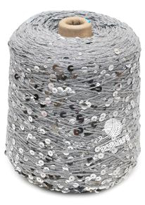 Бобинная пряжа с пайетками