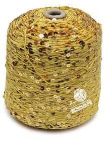 Бобинная пряжа с пайетками