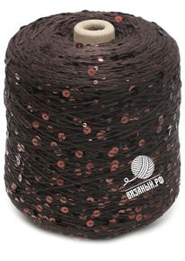 Бобинная пряжа с пайетками