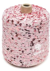 Бобинная пряжа с пайетками