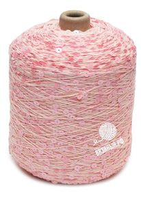 Бобинная пряжа с пайетками