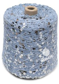 Бобинная пряжа с пайетками