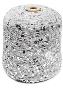 Бобинная пряжа с пайетками