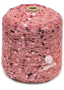 Бобинная пряжа с пайетками