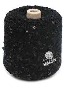 Бобинная пряжа с пайетками