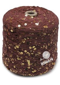 Бобинная пряжа с пайетками