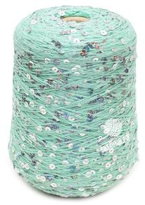 Бобинная пряжа с пайетками