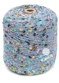 Бобинная пряжа с пайетками