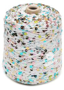 Бобинная пряжа с пайетками