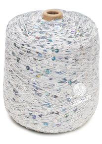 Бобинная пряжа с пайетками