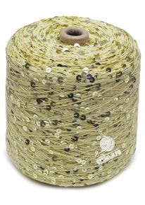 Бобинная пряжа с пайетками