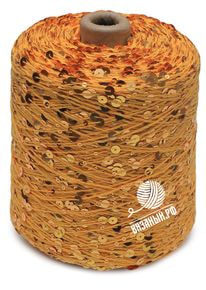 Бобинная пряжа с пайетками