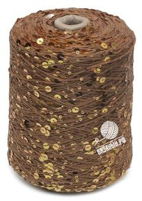 Бобинная пряжа с пайетками