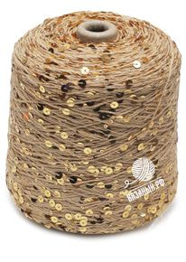 Бобинная пряжа с пайетками