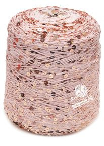 Бобинная пряжа с пайетками