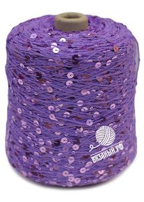 Бобинная пряжа с пайетками
