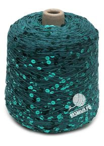 Бобинная пряжа с пайетками