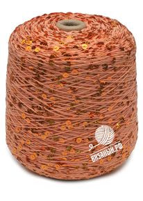 Бобинная пряжа с пайетками