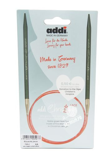 Спицы Addi Спицы круговые Addi Christmas супергладкие