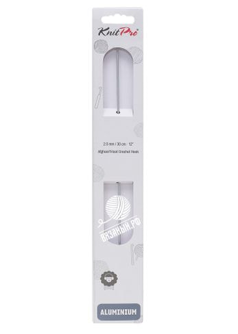 Крючки Knit Pro Крючок афганский Knit Pro Basix Aluminum, 30 см