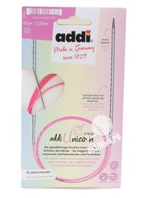 Спицы круговые Addi Unicorn Lace с удлиненным кончиком