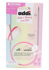 Спицы круговые Addi Unicorn Lace с удлиненным кончиком